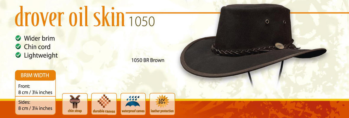 The Drover Oilskin Hat