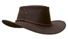 The Brown Echuca Oilskin Hat
