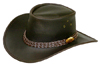 Brown Wallaroo Oil Hat by Jacaru