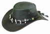 Black Wallaroo Croc Hat by Jacaru